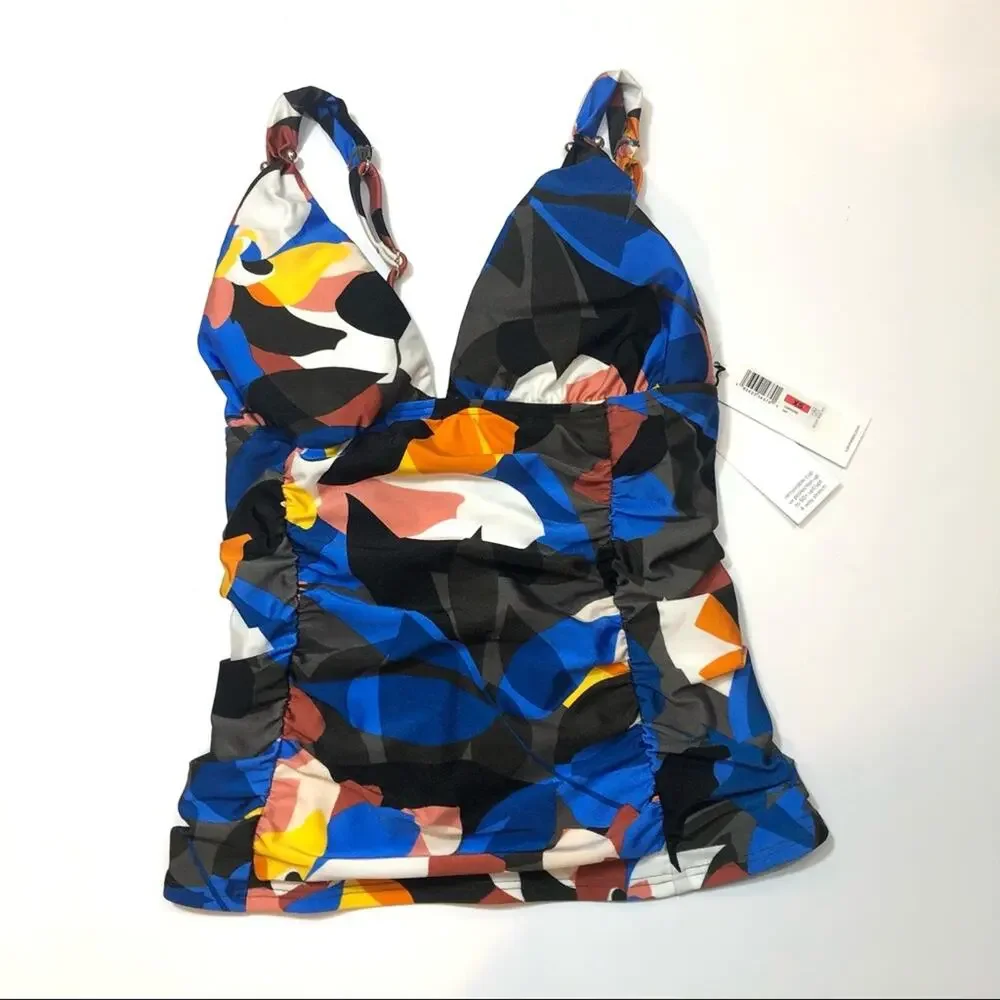 Calvin Klein MULTI FLORAL Tankini swim Top